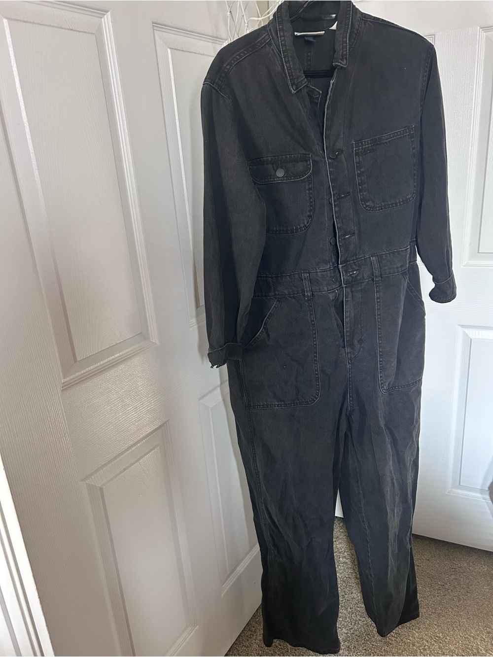 Universal Thread Black Washed Utility Jumpsuit